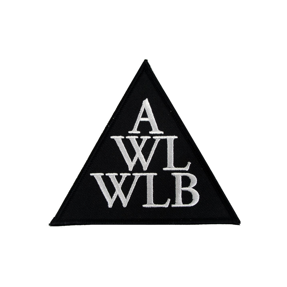 All We Love We Leave Behind Embroidered Patch (Black)