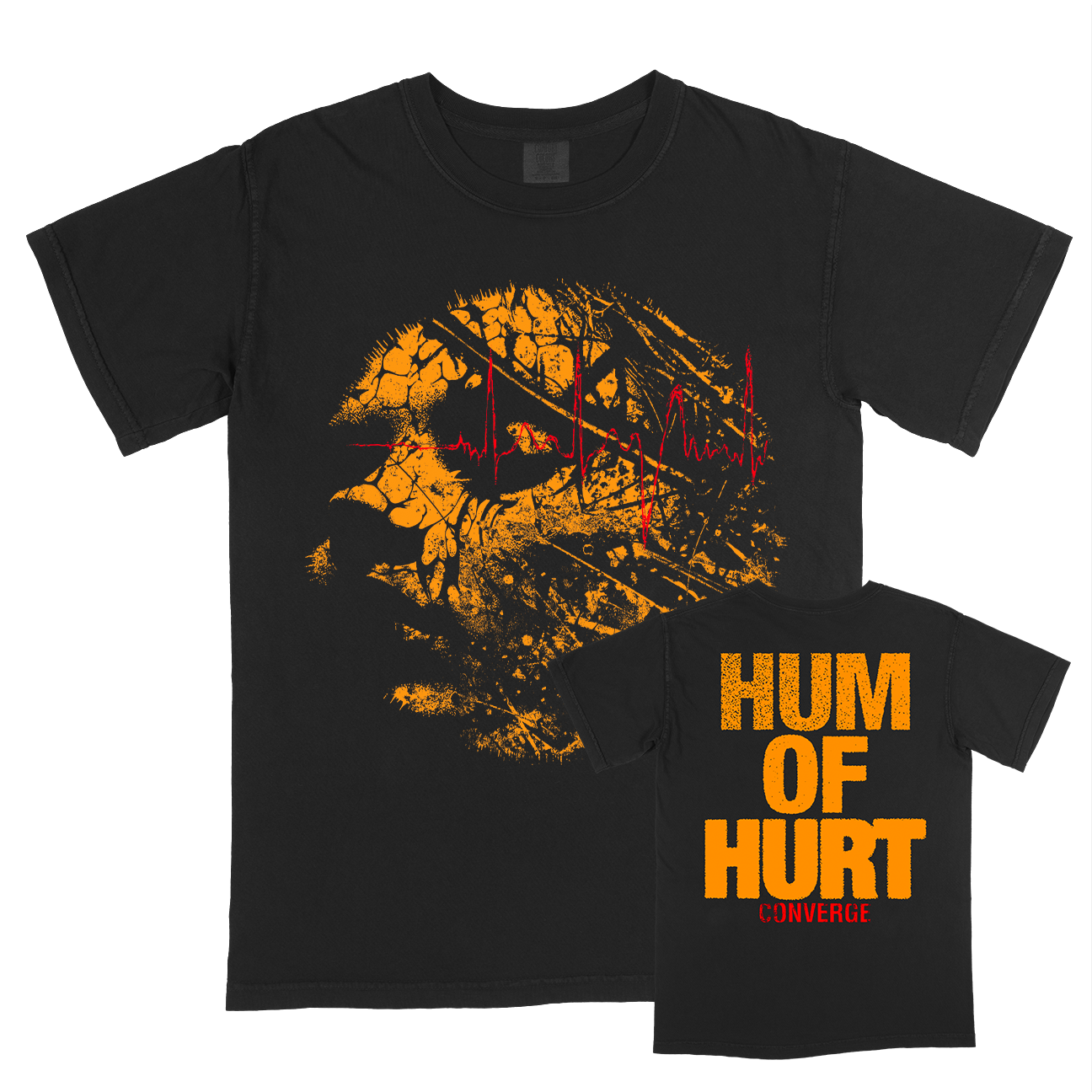 Facewaves Yellow T-Shirt (Black)