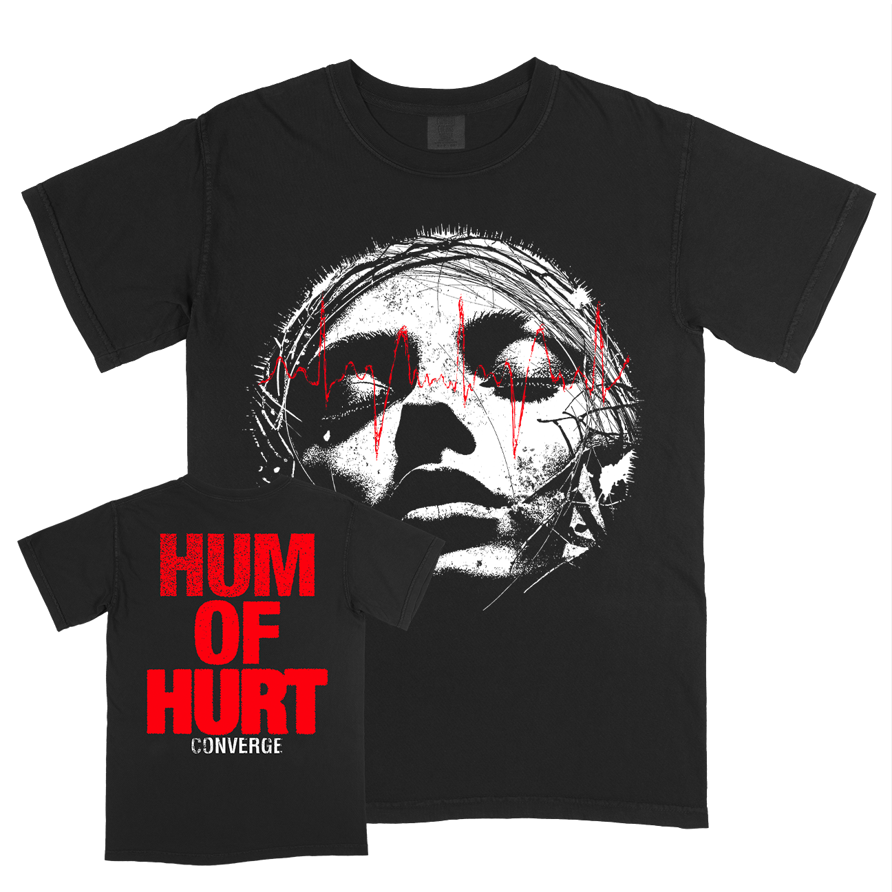 Facewaves White T-Shirt (Black)