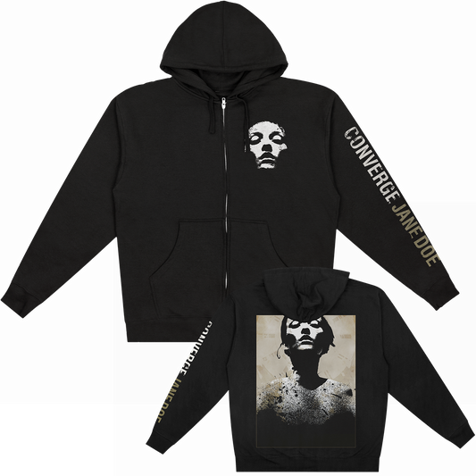 Jane Doe Classic Zip-Up Hoodie (Black)